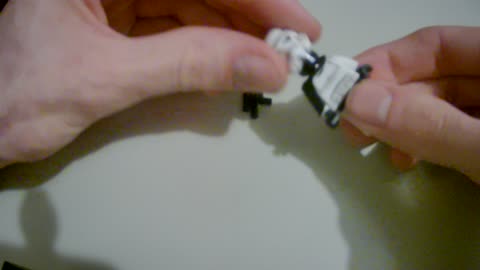 Building Lego Storm Trooper with Black Pauldron & Blaster #shorts