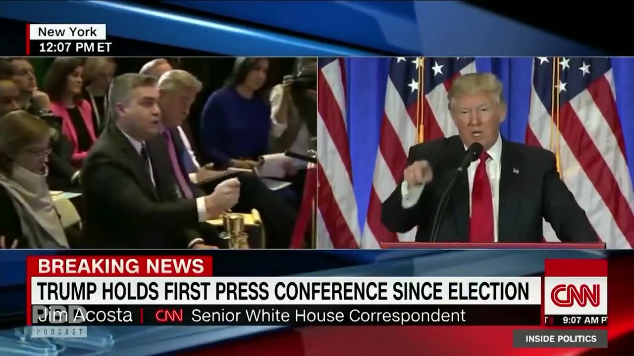 Trump says he is proud to be the one who “destroyed mainstream media.”