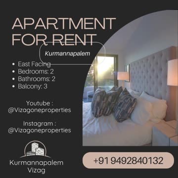 Flat for Rent | Vizag Properties | Visakhapatnam Rentals