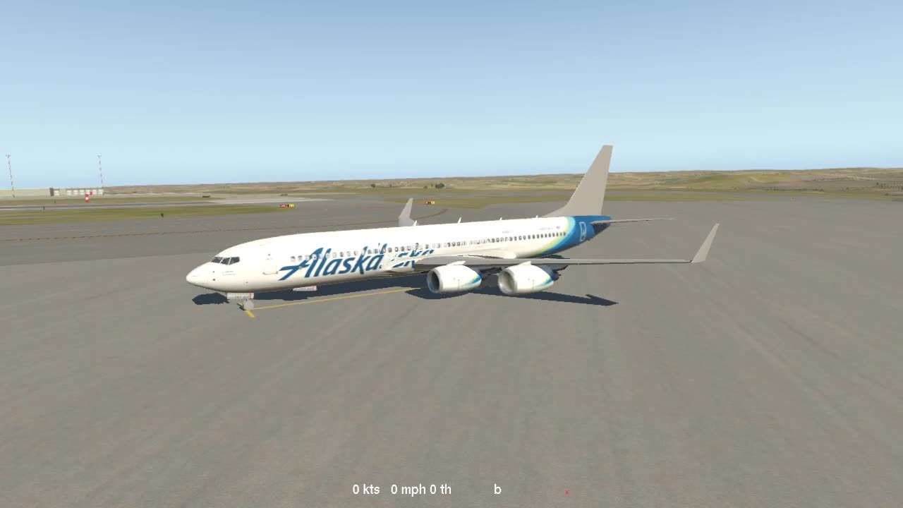 a Boeing 707-MAX - Xplane 11.55 - Model Testing