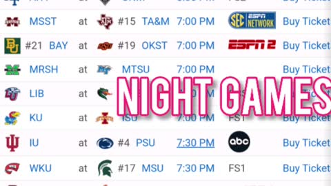 SOMEONE NEEDS FIRED IN COLLEGE FOOTBALL SCHEDULING DEPARTMENT