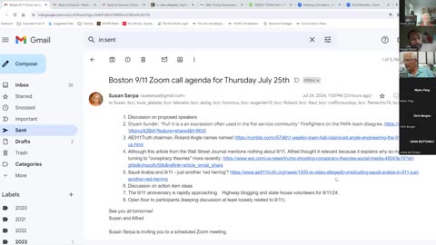 Boston 9/11 Truth zoom meeting 7/25/2024