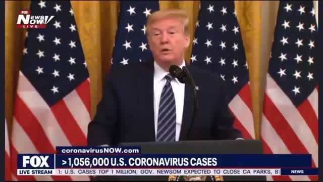 Trump saying the virus likely came from Wuhan 2020