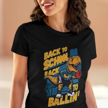 Roar into Back-to-School Season with the "Back to School, T-Rex'" Tee