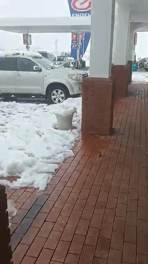SA rare Snow - God's Judgement for mistreating foreigners