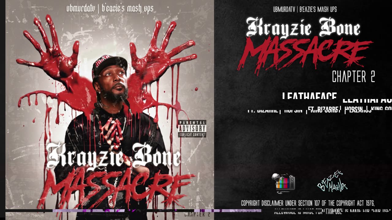 Krayzie Bone - Leathaface Ft. Bizarre | Hopsin | King Gordy | Lazarus