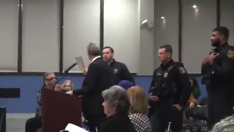 Resident Kicked Out of town council in Edison, NJ for Holding up a U.S. Constitution!