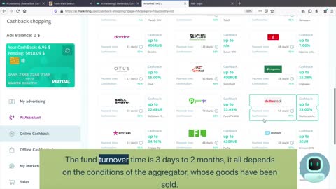 Ai.Marketing 35% monthly income - How To Make Money With AI.Marketing
