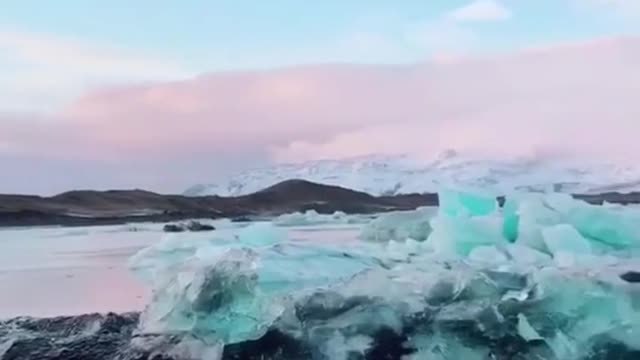 very very beautiful stone lake