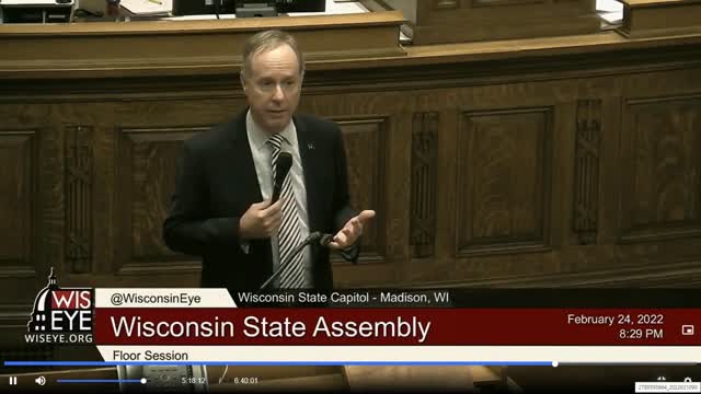 WI. Assembly Speaker Vos Manipulating Senate Bills FRAUD ALERT