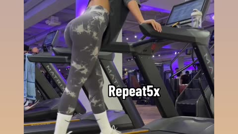 Hot girl workout video