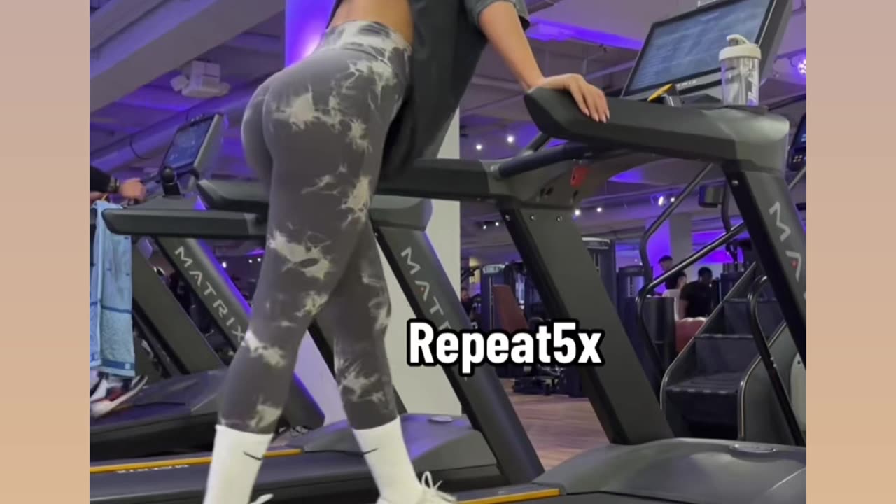 Hot girl workout video