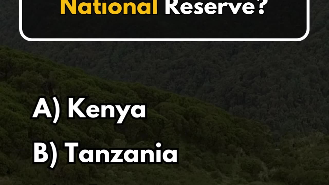 Which country is home to the Maasai Mara National Reserve?