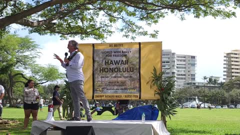 Del BigTree's Speech at the Hawaii FREEDOM Anti Lockdown Rally