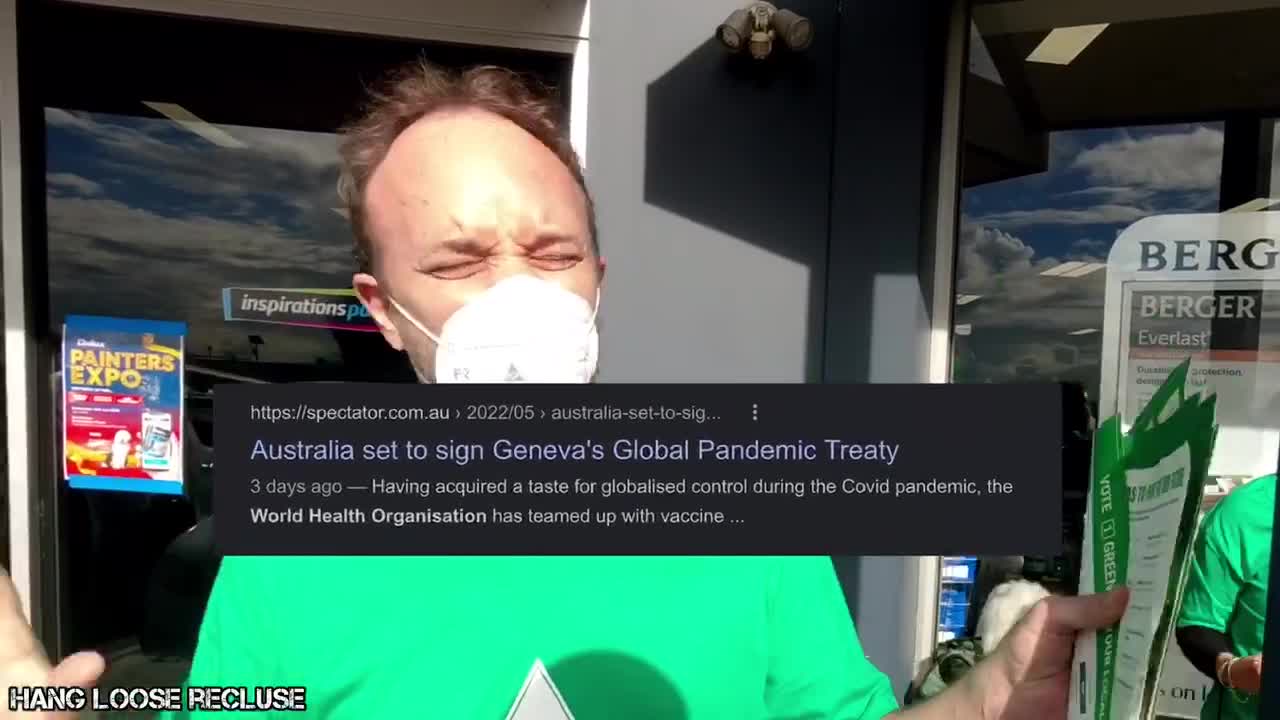 Aus Election 2022 - Greens Party Public Assistant Doesn’t Want to Talk about the Greens