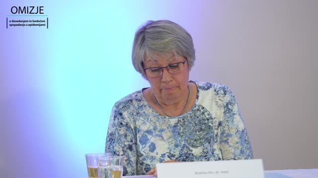 Omizje o dosedanjem in bodočem spopadanju z epidemijami, Grand Hotel Union, 15. junij 2022