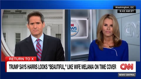 Trump compares Kamala Harris looks to Melania