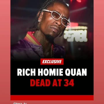 Rip to rich homie Quan passing away at 34 9/5/24🙏🕊🕯