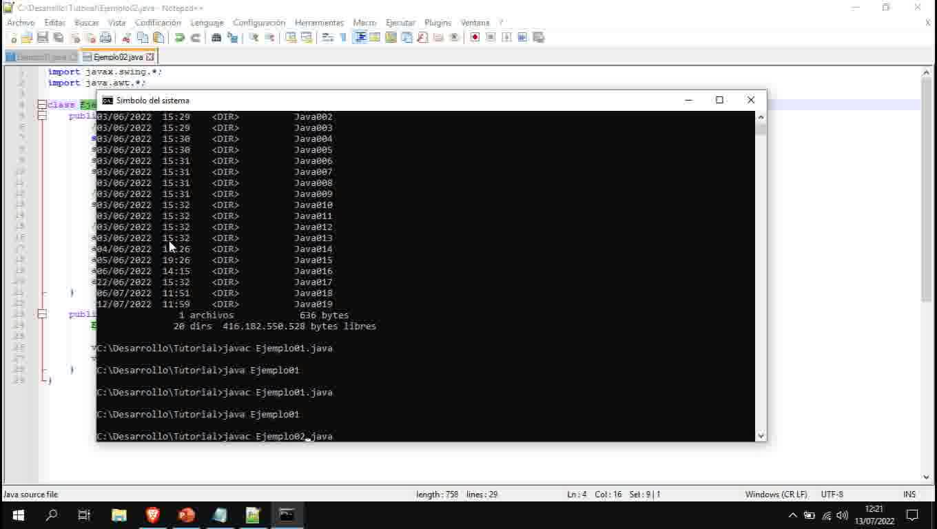 Java parte 20. Interfaces gráficas de usuario (parte 2). Los Layout Managers.