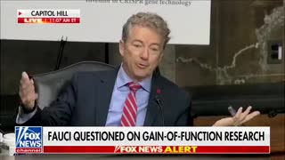 Senator Rand Paul Goes Full Savage, SHREDS Fauci the Fraud