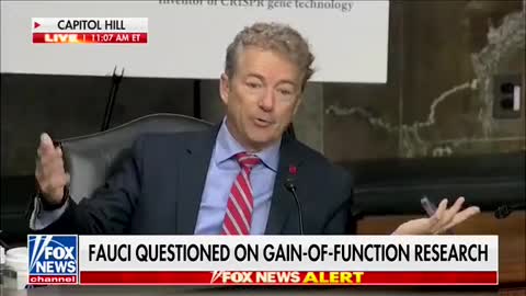 Senator Rand Paul Goes Full Savage, SHREDS Fauci the Fraud
