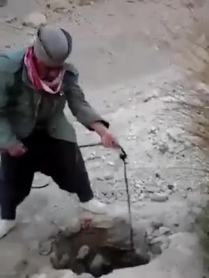 Man Helps Wildlife Survive the Summer Heat