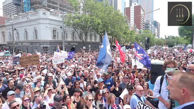 Craig Backman, an ex-senior constable, delivers a powerful and heartfelt speech,