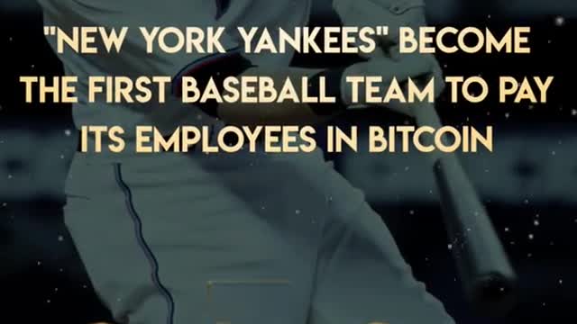 The First Baseball Team To Pay Its Employees In Bitcoin #shorts #coingabbar