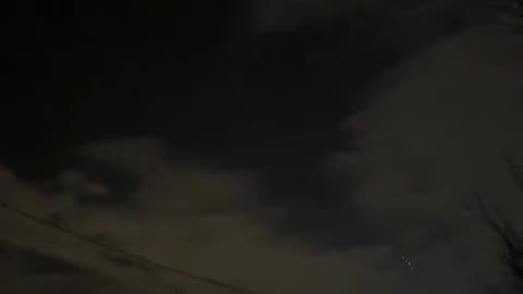 The work of Ukrainian air defense in Krivoy Rog.
