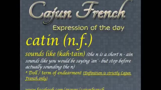 Cajun French - Daily Cards - Part 2