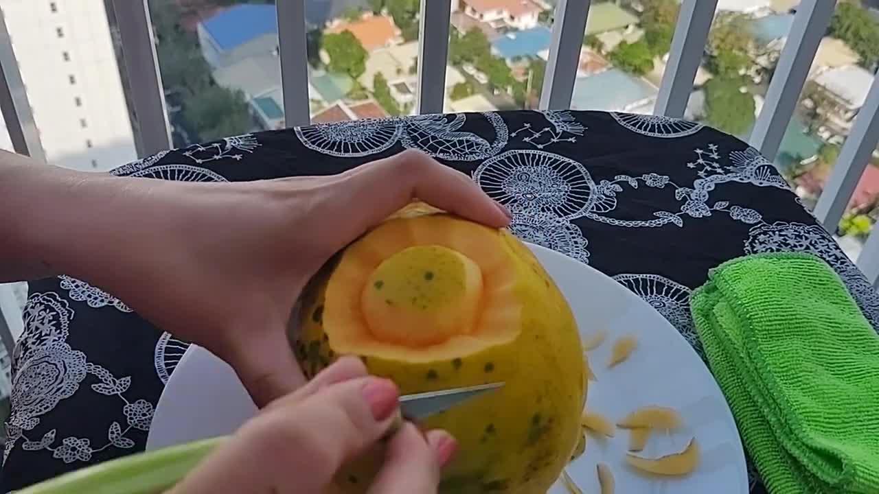 Fruit carving