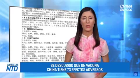 LA VACUNA CHINA TIENE NADA MENOS QUE 73 EFECTOS SECUNDARIOS!!!!