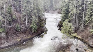 Benham Falls Overlook – Deschutes River – Central Oregon – 4K