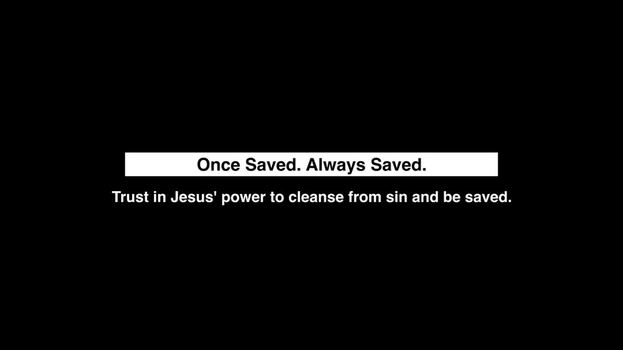 Believe in Jesus' resurrection and be forgiven.