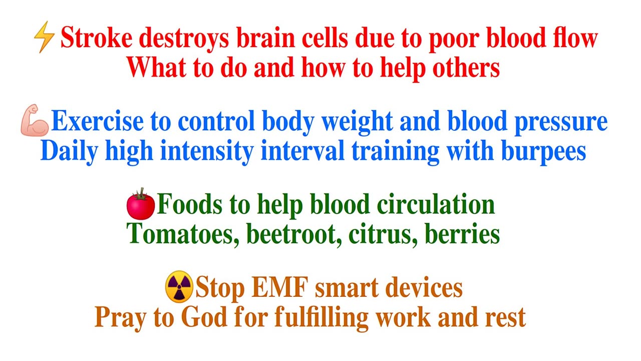 How to Protect from Stroke with Healthy Foods and Daily Exercises