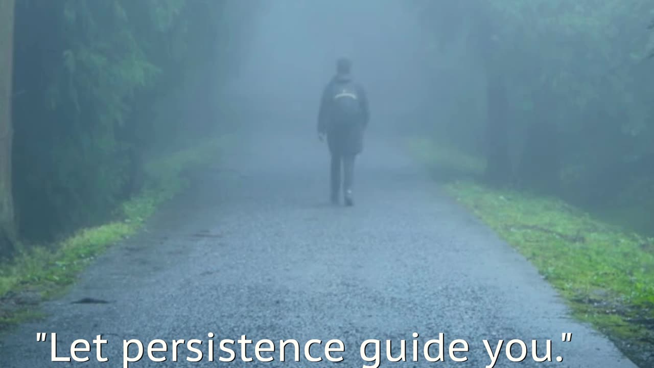 🌫️ Walk the Foggy Path to Success: Persistence is Your Guide 🚶‍♂️ | Stay the Course 💪 #shorts