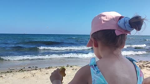 Baby on the sea