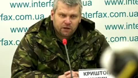 The downed pilot admitted that he bombed residential buildings in Kharkov.