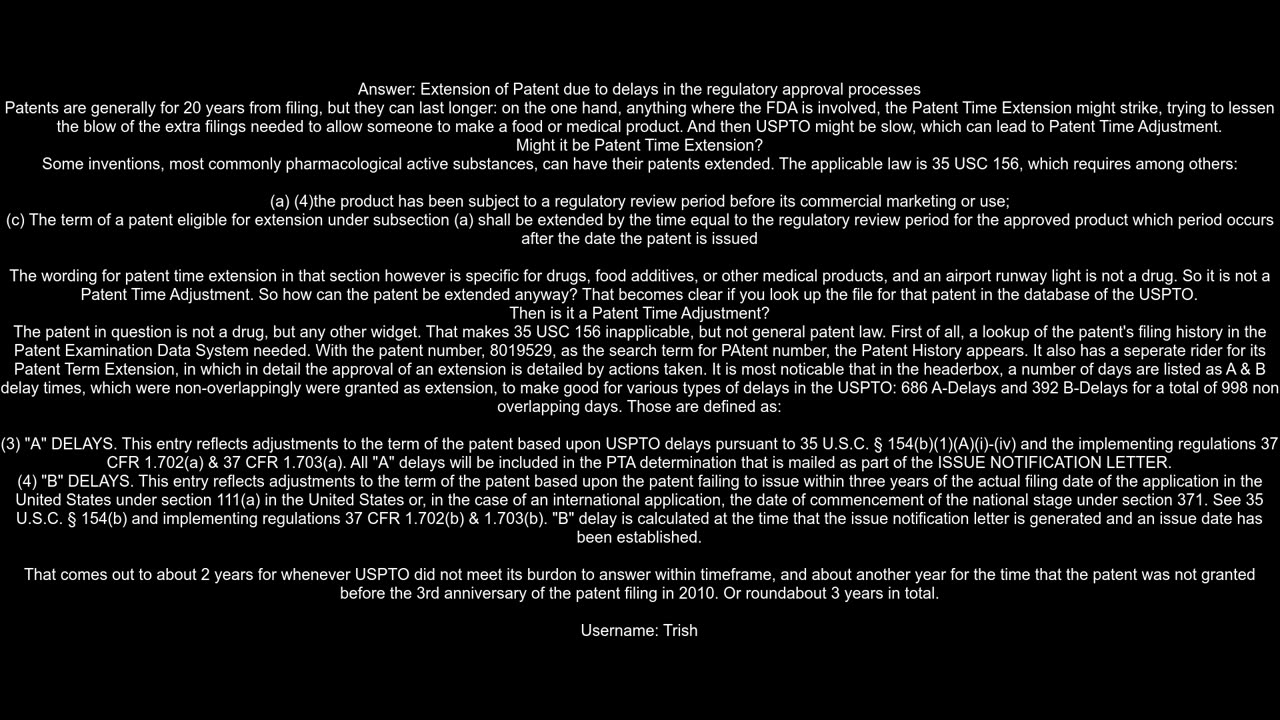 How to calculate patent expiration date