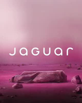 unusual Jaguar commercial, featuring no vehicle, titled "Imitate nothing"