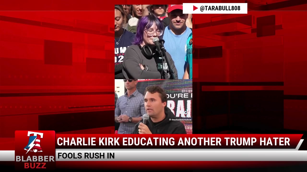 Charlie Kirk Educating Another Trump Hater