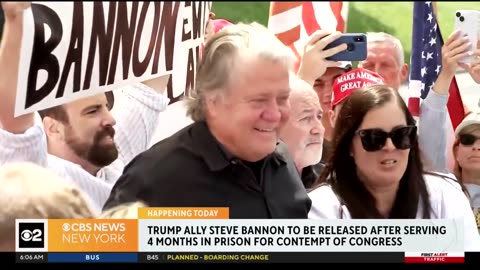 Steve Bannon set to be released from prison