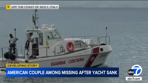 2 Americans among 6 missing passengers from sunken superyacht