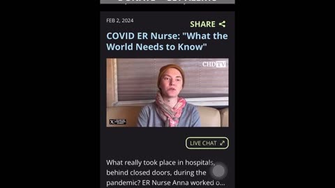 COVID ER Nurse Speaks Out: ‘It Was Not Covid That Was Making People Sick’