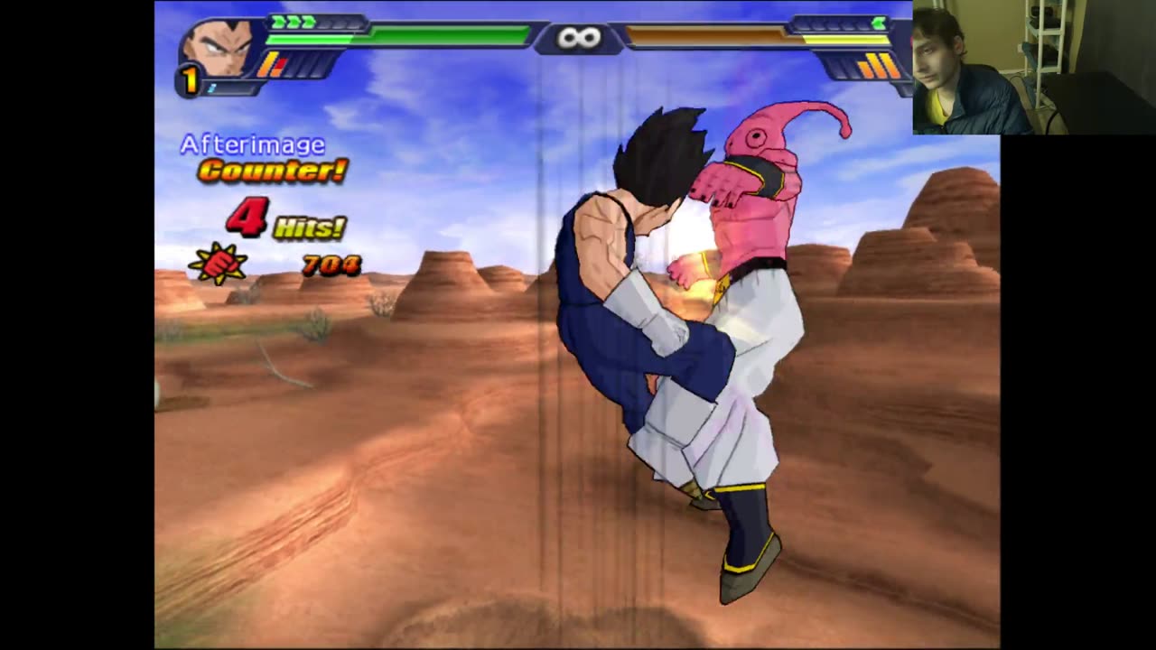 Dragon Ball Z Budokai Tenkaichi 3 Battle #55 With Live Commentary - Super Buu VS Vegeta