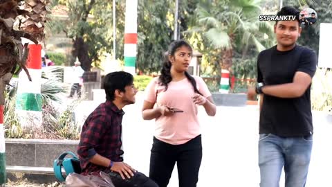 Pulling Strangers Cheeks Prank on Beautiful Girls