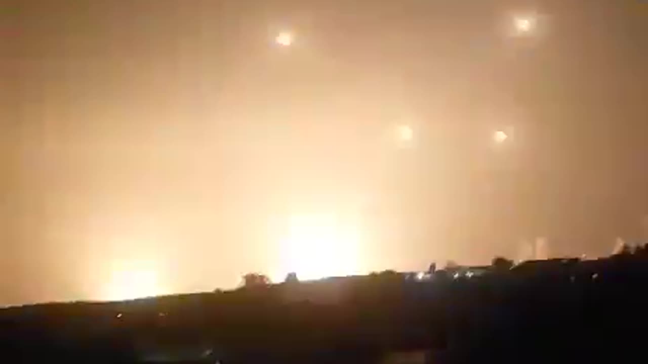 Watch Iran’s missiles literally rain on Tel Aviv.