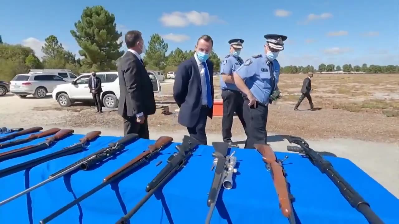 Australian tried hiding guns in a secret bunker