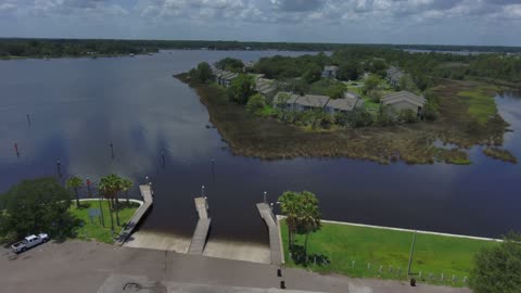 Blasian Babies DaDa Flies Skydio 2+ Drone Around Bert Maxwell Boat Ramp Trout River Jacksonville, FL