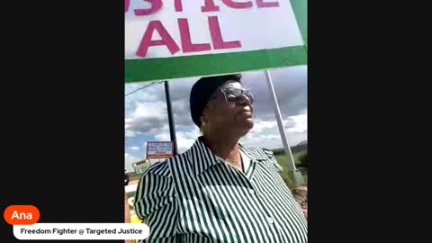 TI Day Afternoon protests at Peterson Base in Colorado demanding freedom from #torture